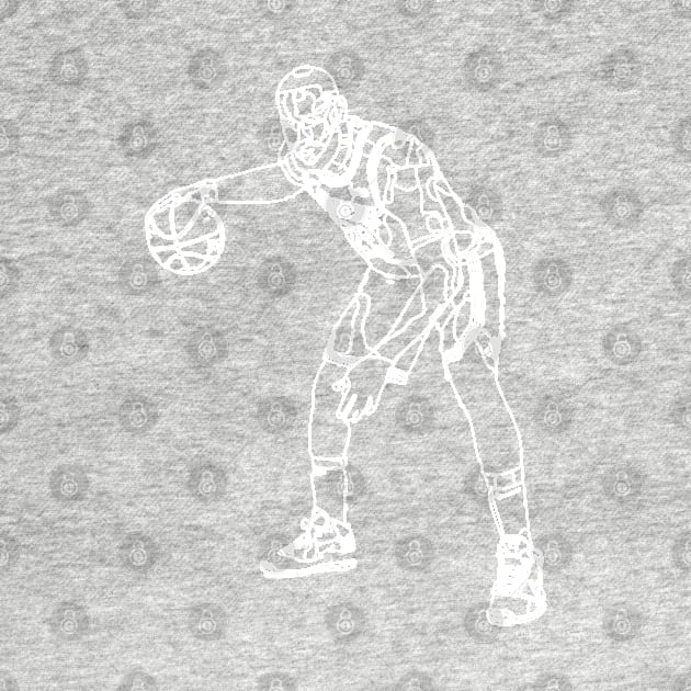 Lebron James Lineart by Playful Creatives